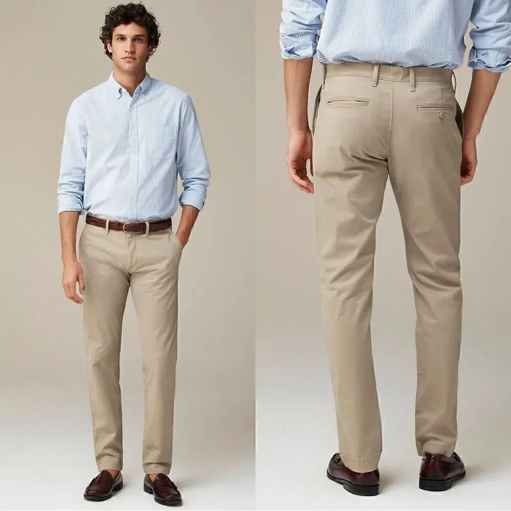 NWT J. Crew 484 Slim-fit stretch chino pant size 34/30